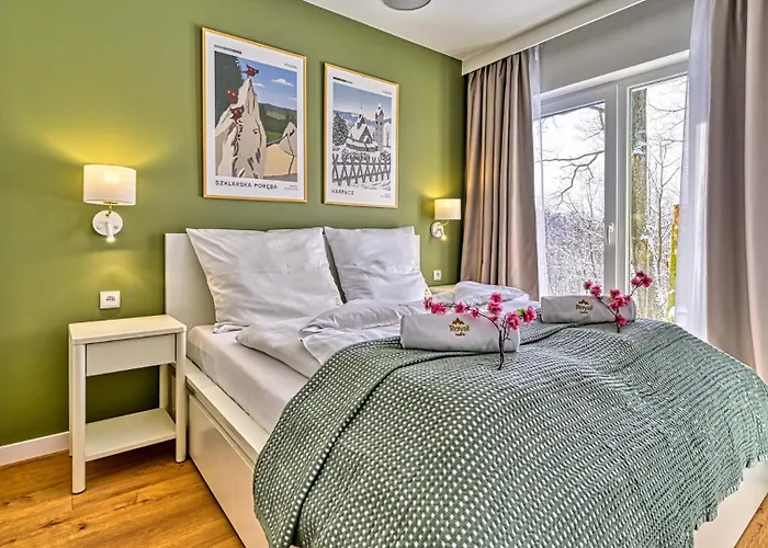 شقة Szklarska Village - W Malowniczej Okolicy, Obok Dino Parku - By Royal Aparts شكلارسكا بوريبا